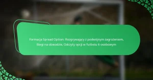 Formacja Spread Option: Rozgrywający z podwójnym zagrożeniem, Biegi na obwodzie, Odczyty opcji w futbolu 6-osobowym